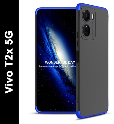 FlareHUB Back Cover for Vivo T2x 5G(Blue, Hard Case, Pack of: 1)