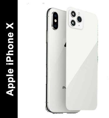 milestone mobile accessories Back Replacement Cover for White Color Converter Sheet Iphone X to 13 Pro instant Change(Green, Flexible, Pack of: 1)