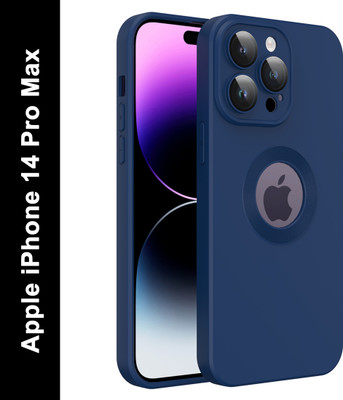 KartV Back Cover for Apple Iphone 14 Pro Max(Blue, Camera Bump Protector, Silicon, Pack of: 1)
