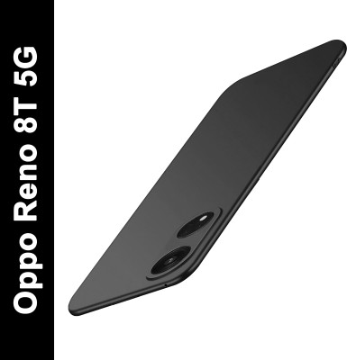 Micvir Back Cover for OPPO Reno8T 5G(Black, Hard Case, Pack of: 1)
