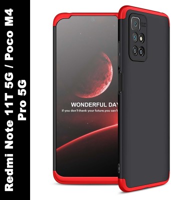 SPAZY CASE Back Cover for Mi Redmi Note 11T 5G, Poco M4 Pro 5G(Red, Shock Proof, Pack of: 1)