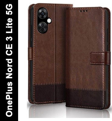 BOZTI Back Cover for OnePlus Nord CE 3 Lite 5G(Brown, Black, Dual Protection, Pack of: 1)