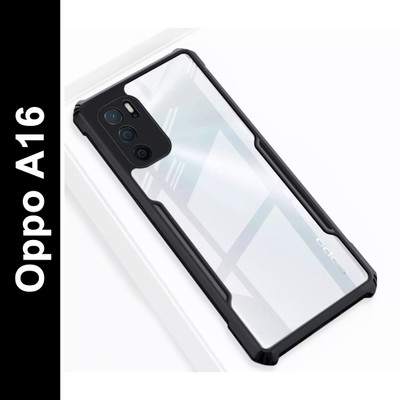 SHINESTAR. Back Cover for Oppo A16(Black, Pack of: 1)