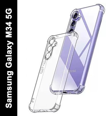 NEXZONE Back Cover for SAMSUNG Galaxy M34 5G, SAMSUNG Galaxy M34(Transparent, Grip Case, Silicon, Pack of: 1)