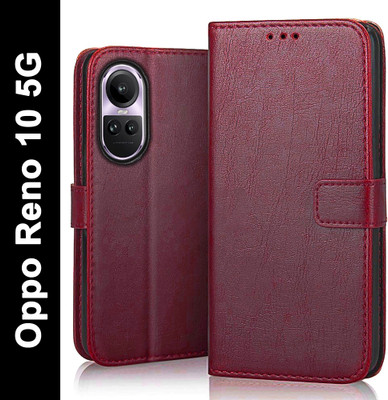 SHINESTAR. Back Cover for Oppo Reno 10 5G(Red, Pack of: 1)