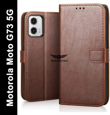 SHINESTAR. Back Cover for Motorola G73 5G, Moto G73 5G(Brown, Pack of: 1)