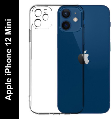 TOUGH LEE Back Cover for Apple iPhone 12 Mini(Transparent, Shock Proof, Silicon, Pack of: 1)