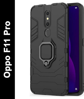 BOZTI Back Cover for Oppo F11 Pro(Black, Rugged Armor, Pack of: 1)