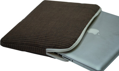 I WISH Sleeve for Macbook & Laptops upto 13 Inches(Brown, Laptop Case, Pack of: 1)