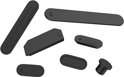 oaky Anti Dust Dirt Plug Cups Set for 2023-2022 MacBook Air 13.6 inch M2 Chip A2681 Power Port Black Anti-dust Plug(Laptop Pack of 1)
