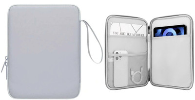 FIRSTPOINT Sleeve for Lenovo M10 FHD REL (10.1 Inch) (TB-X605FC/TB-X605LC(Grey, Dual Protection, Pack of: 1)