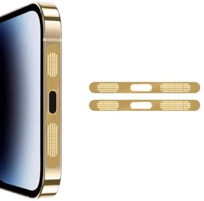 A3sprime Scratch Resistant Speaker Guard for iPhone 12, 12 Mini, 12 Pro, 12 Pro Max Mobile Skin(Gold)