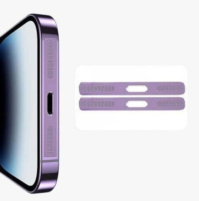 A3sprime Speaker Dust Guard Protector for iPhone 12, iPhone 12 Mini, (Pack of 2 Piece) Mobile Skin(Purple)