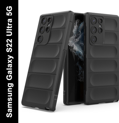 Zapcase Back Cover for Samsung Galaxy S22 Ultra 5G(Black, 3D Case, Silicon, Pack of: 1)