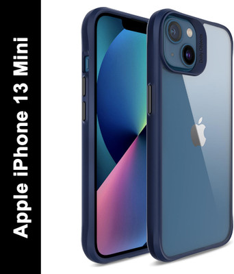 DailyObjects Blue Hybrid Clear Back Cover for APPLE iPhone 13 Mini(Blue, Pack of: 1)