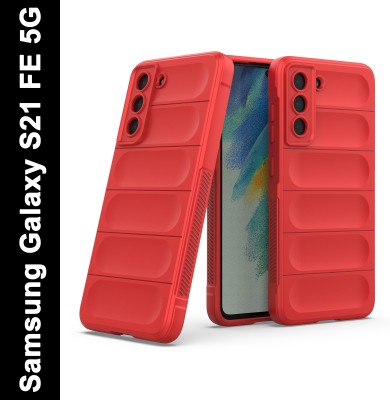 Zapcase Back Cover for Samsung Galaxy S21 FE 5G(Red, 3D Case, Silicon, Pack of: 1)