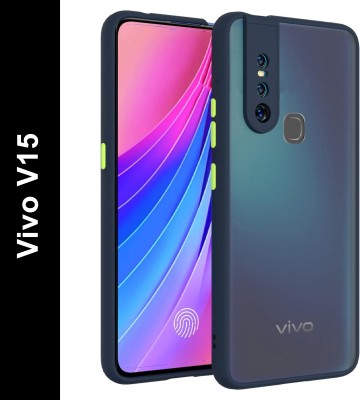 LILLIPUT Back Cover for Vivo V15(Blue, Grip Case, Pack of: 1)