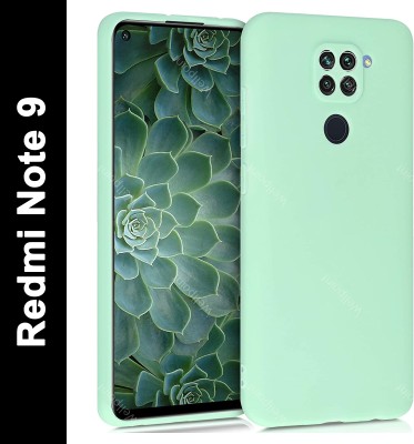 Wellpoint Back Cover for Mi Redmi Note 9(Green, Grip Case, Silicon, Pack of: 1)