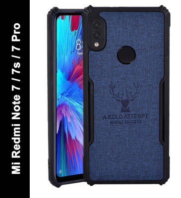 Flipkart SmartBuy Back Cover for Mi Redmi Note 7|7 Pro|7S(Blue, Shock Proof, Pack of: 1)