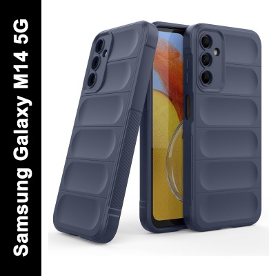 Zapcase Back Cover for Samsung Galaxy M14 5G(Blue, 3D Case, Silicon, Pack of: 1)
