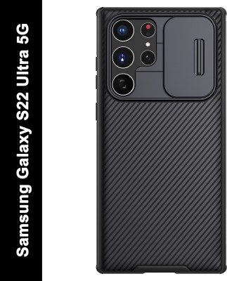 NIILLKIN Back Cover for Samsung Galaxy S22 Ultra 5G(Black, Shock Proof, Pack of: 1)