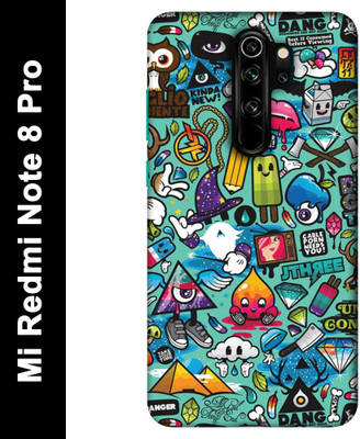 Casotec Back Cover for Mi Redmi Note 8 Pro(Multicolor, Pack of: 1)