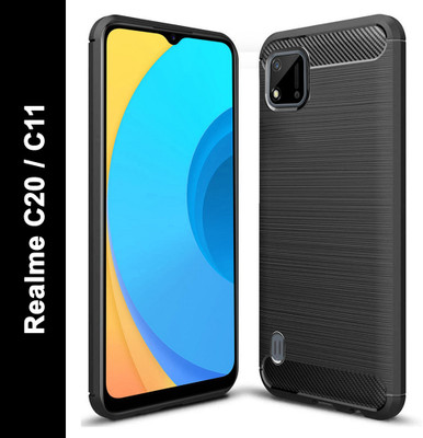 Flipkart SmartBuy Back Cover for Realme C11 2021, Realme C20(Black)