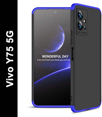 FlareHUB Back Cover for Vivo Y75 5G(Blue, Hard Case, Pack of: 1)