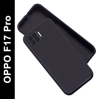 Artistque Back Cover for OPPO F17 Pro(Black, Flexible, Silicon, Pack of: 1)