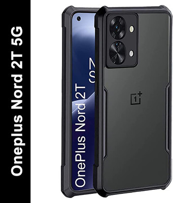CASEHUNT Back Cover for Oneplus Nord 2T 5G(Black, Camera Bump Protector, Silicon, Pack of: 1)