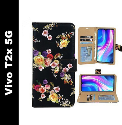 GLADLY Flip Cover for vivo T2x 5G(Multicolor, Dual Protection, Pack of: 1)