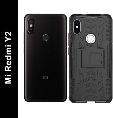 Highderabad Tech Back Cover for Mi Redmi Y2(Black, Dual Protection, Pack of: 1)