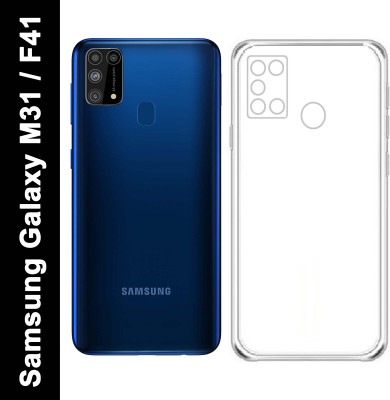 Carrywrap Back Cover for Samsung Galaxy M31, Samsung Galaxy F41(Transparent, Camera Bump Protector)