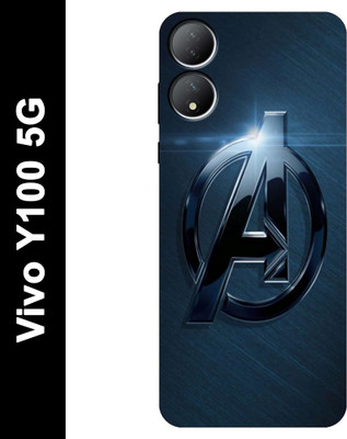 FlipCase Back Cover for Vivo Y100 5G(Blue, Silicon, Pack of: 1)