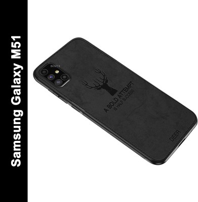 BOZTI Back Cover for Samsung Galaxy M51(Black, Grip Case, Pack of: 1)