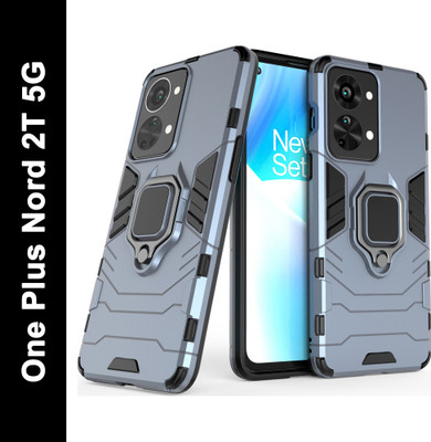 Mobile Mart Back Cover for OnePlus Nord 2T 5G(Blue, Cases with Holder, Pack of: 1)