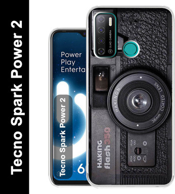 Case Club Back Cover for Tecno Spark Power 2(Black, Grip Case, Silicon, Pack of: 1)