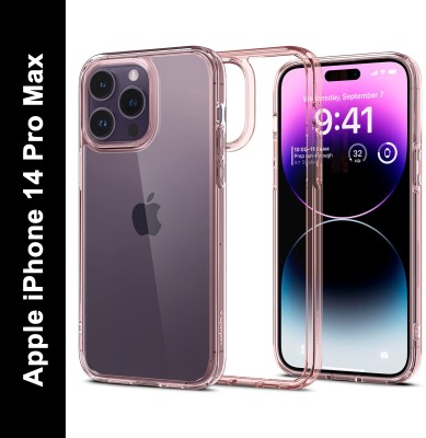 Spigen Ultra Hybrid Back Cover for Apple iPhone 14 Pro Max(Pink, Shock Proof, Pack of: 1)