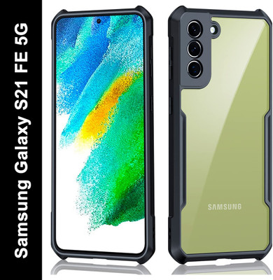 DSCASE Back Cover for Samsung Galaxy S21 FE 5G, Samsung Galaxy S21 FE, (IP)(Black, Shock Proof, Pack of: 1)