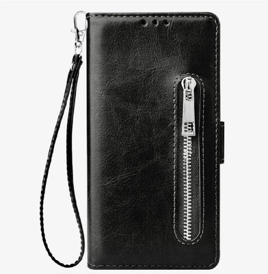 TELETEL Wallet Case Cover for Samsung Galaxy M15(Black, Card Holder, Pack of: 1)