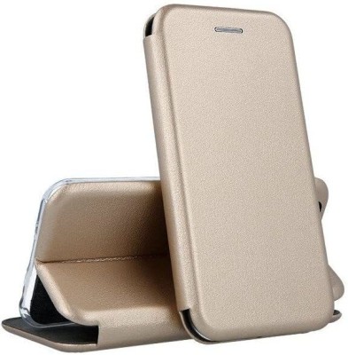 SkyTree Flip Cover for Samsung Galaxy J7 Duo(Gold, Hard Case, Pack of: 1)