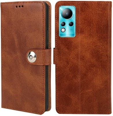 Suprint Flip Cover for Infinix Note 11/12/12i -(Brown, Pack of: 1)