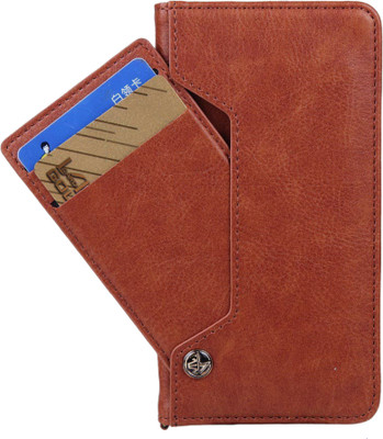Trounce Wallet Case Cover for OnePlus 10T(Brown, Cases with Holder, Pack of: 1)