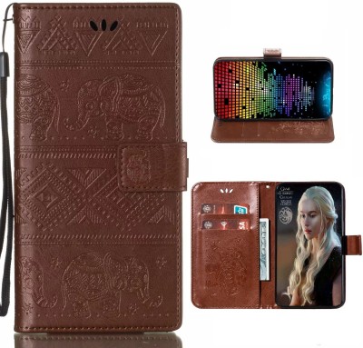 D-Kandy Wallet Case Cover for Lenovo ZUK Z2 Plus(Brown, Cases with Holder)