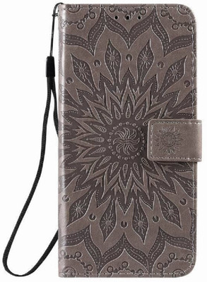 TELETEL Wallet Case Cover for Mi K20 Pro(Grey, Card Holder, Pack of: 1)