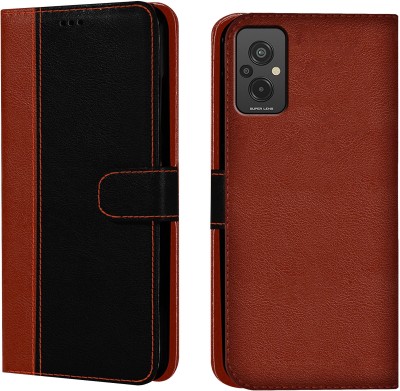 Flipkart SmartBuy Back Cover for Mi Redmi 11 Prime(Black, Brown, Dual Protection, Pack of: 1)