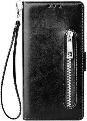 Trounce Wallet Case Cover for Oppo A9 (2020)(Black, Card Holder, Pack of: 1)