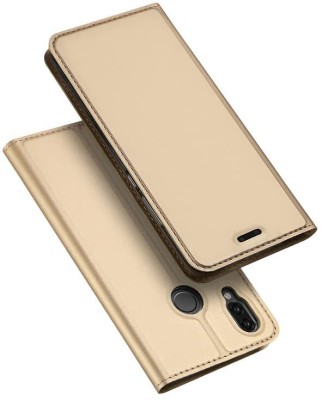 CONNECTPOINT Wallet Case Cover for Asus Zenfone Max (M1) ZB555KL(Gold, Shock Proof, Pack of: 1)