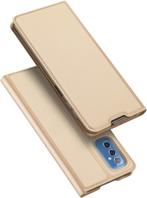Helix Wallet Case Cover for Samsung Galaxy M23 5G(Gold, Shock Proof, Pack of: 1)
