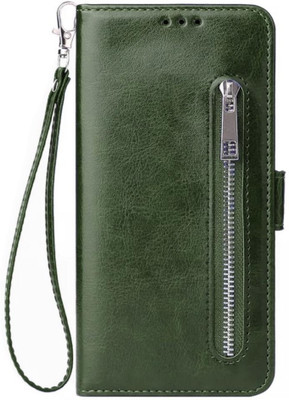 Trounce Wallet Case Cover for OnePlus 6(Green, Card Holder, Pack of: 1)
